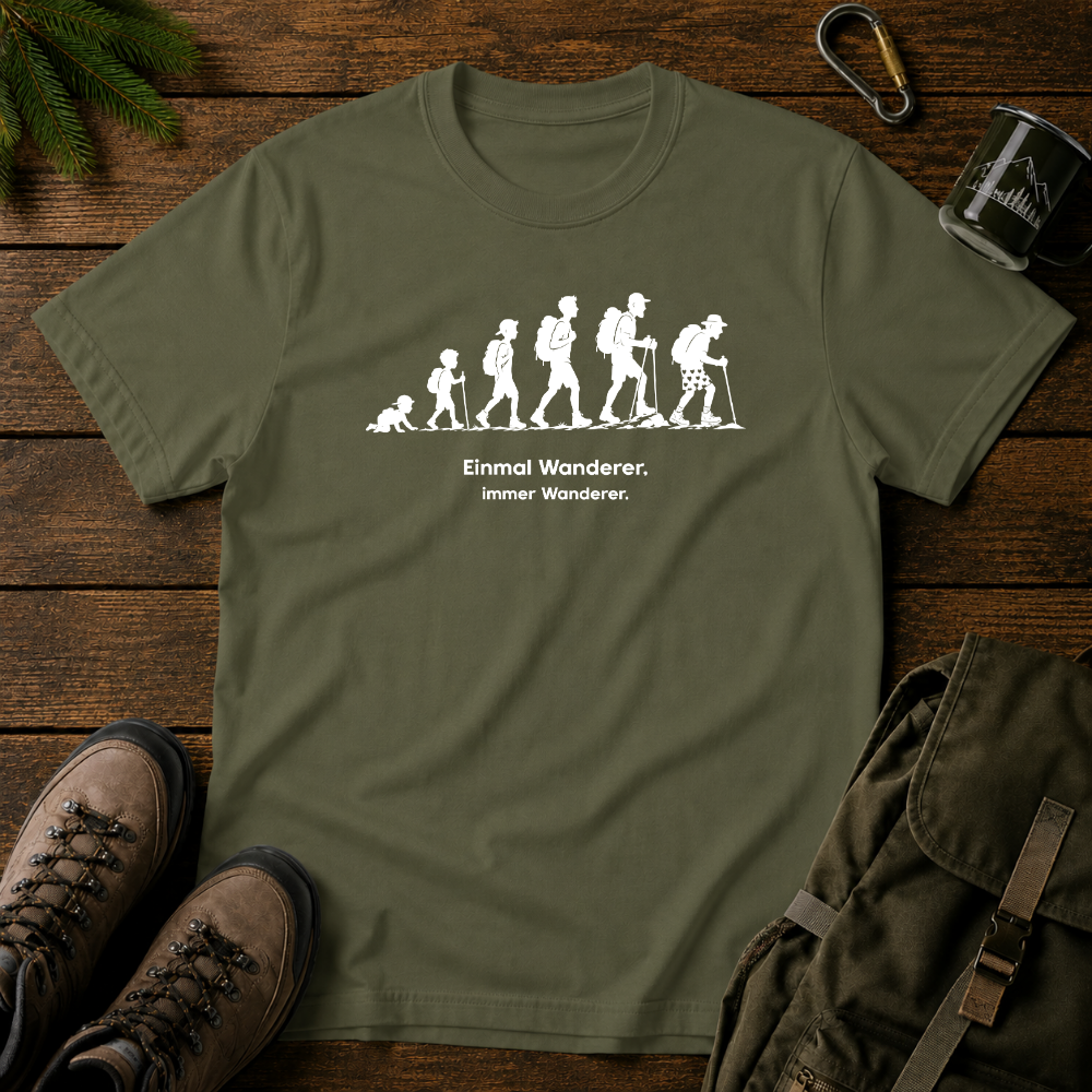 Einmal Wanderer T-shirt