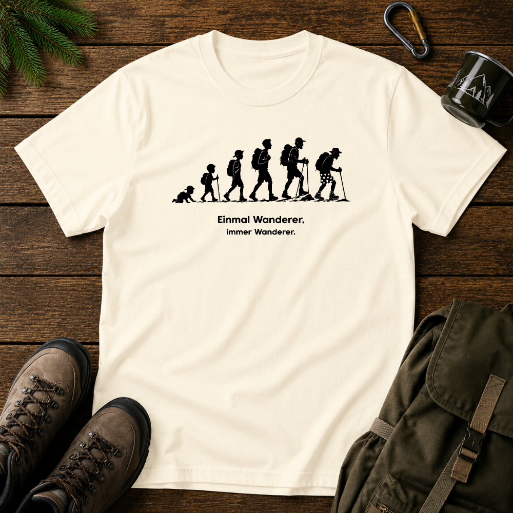 Einmal Wanderer T-shirt