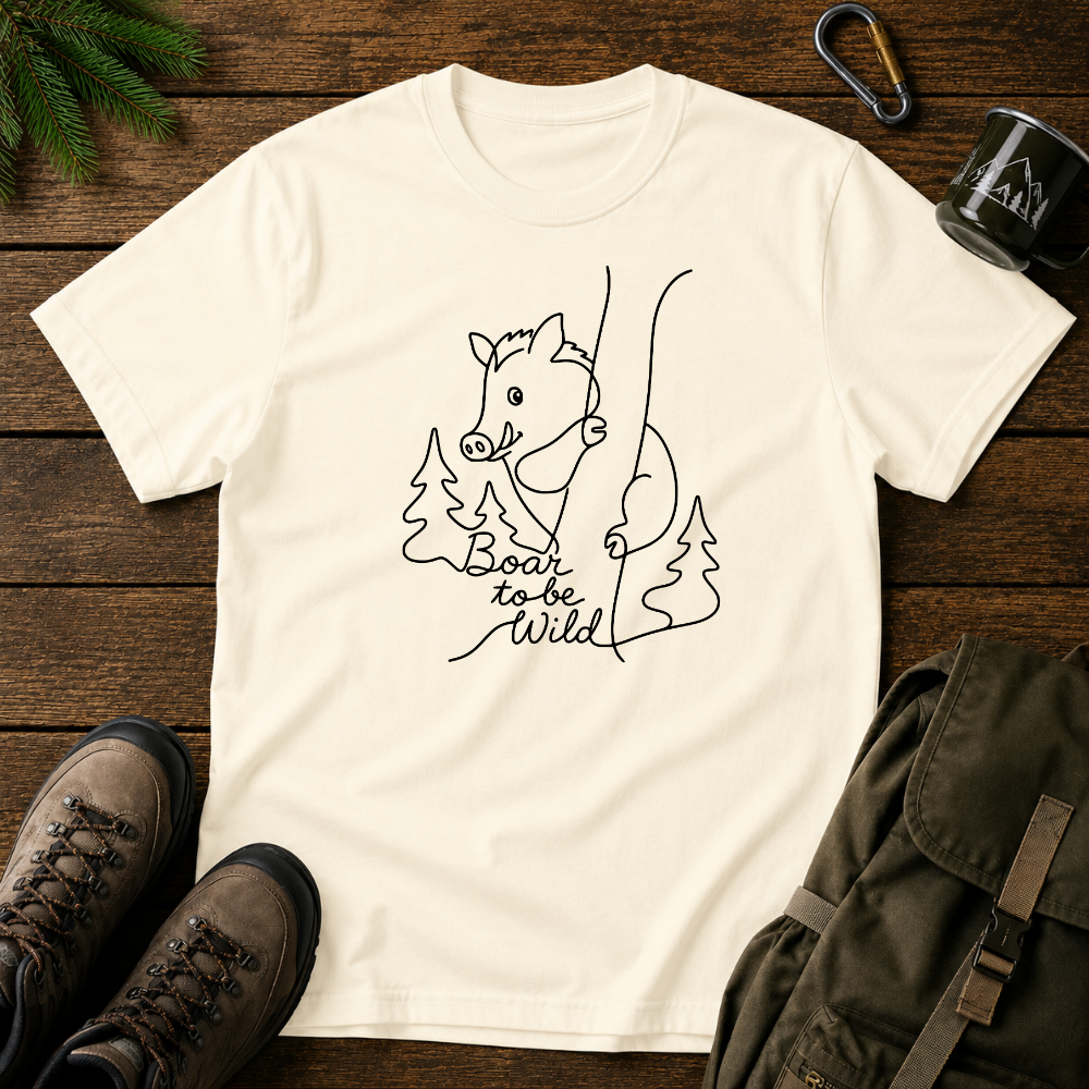 Boar To Be Wild T-shirt
