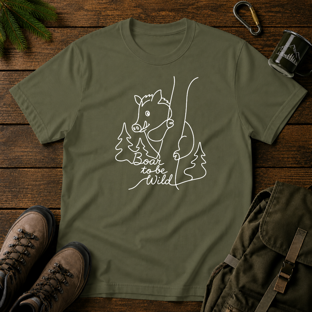 Boar To Be Wild T-shirt