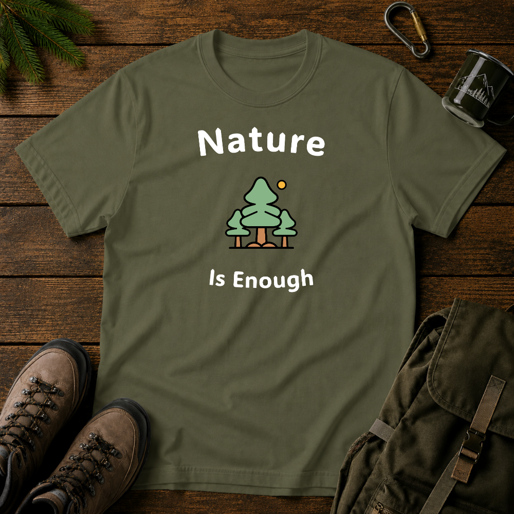 Nature Is Enough T-shirt