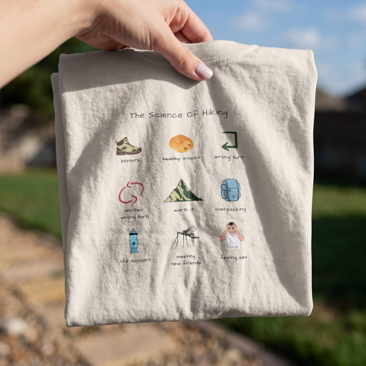 The Science Of Hiking T-shirt